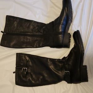 Frank Fortini Winchester black knee high boots